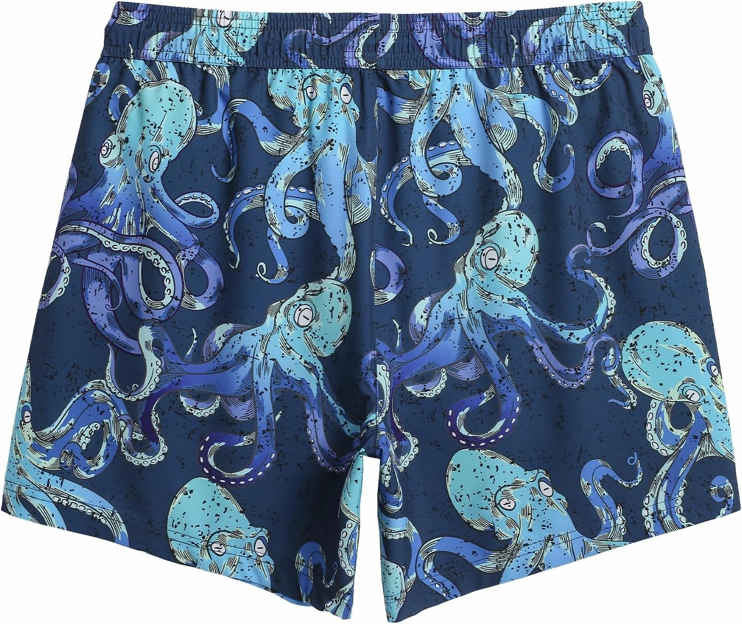 maamgic Mens 5.5 Inch Swim Trunks with Compression Liner Board Shorts Quick Dry Beach Swimwear with Zipper Pockets