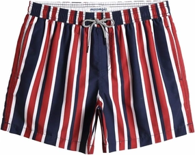 maamgic Mens Swim Trunks 5" with Mesh Lining Quick Dry Bathing Suits for Men Swim Shorts Swimwear
