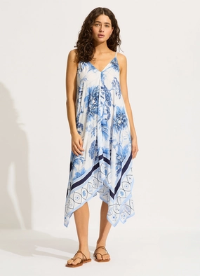 Marbella Scarf Dress - White