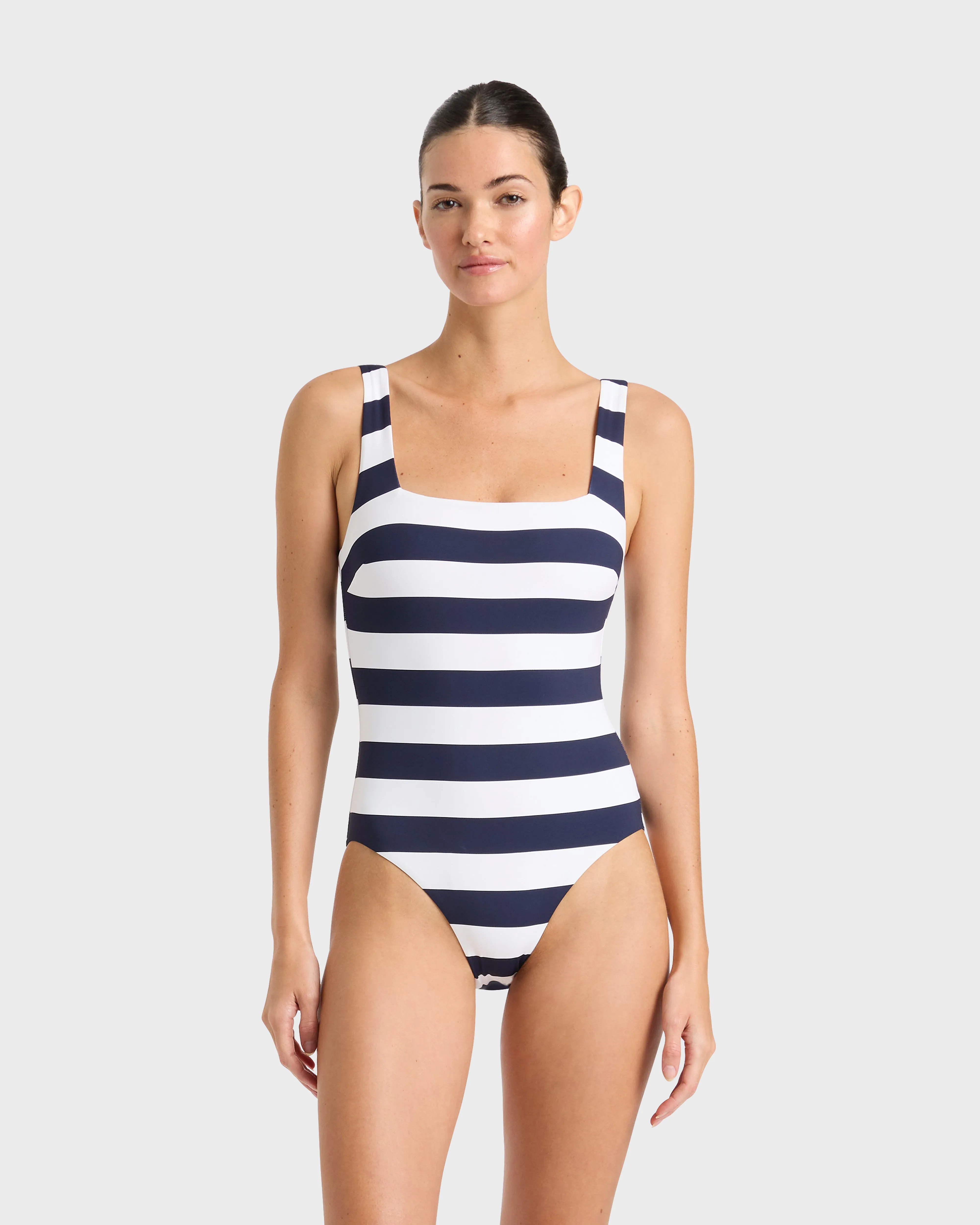 Margot One Piece - Navy Stripe (Embodee)