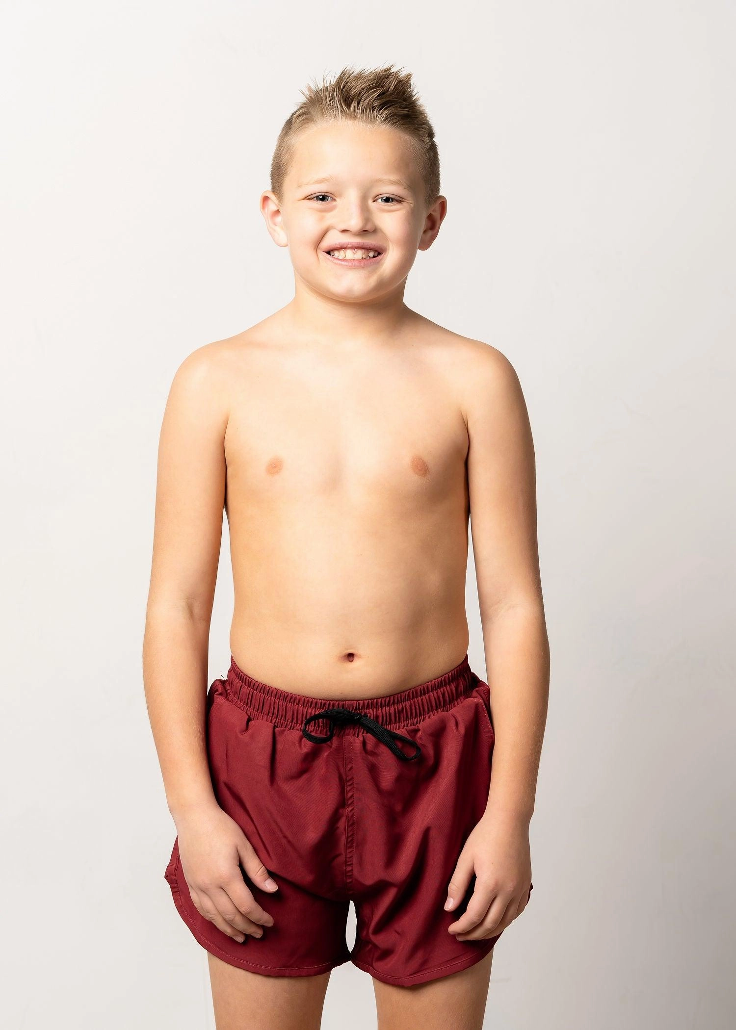 Maroon | Youth Retro Shorties