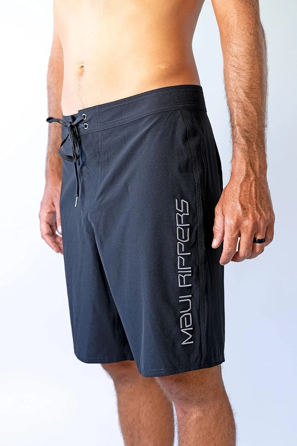 Maui Rippers Mens 21" Board Short Swim Trunks 4-Way Stretch with Large Pockets
