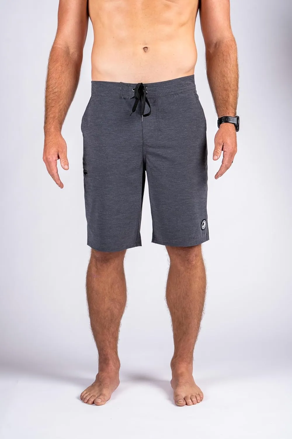 Maui Rippers Mens 21" Board Short Swim Trunks 4-Way Stretch with Large Pockets