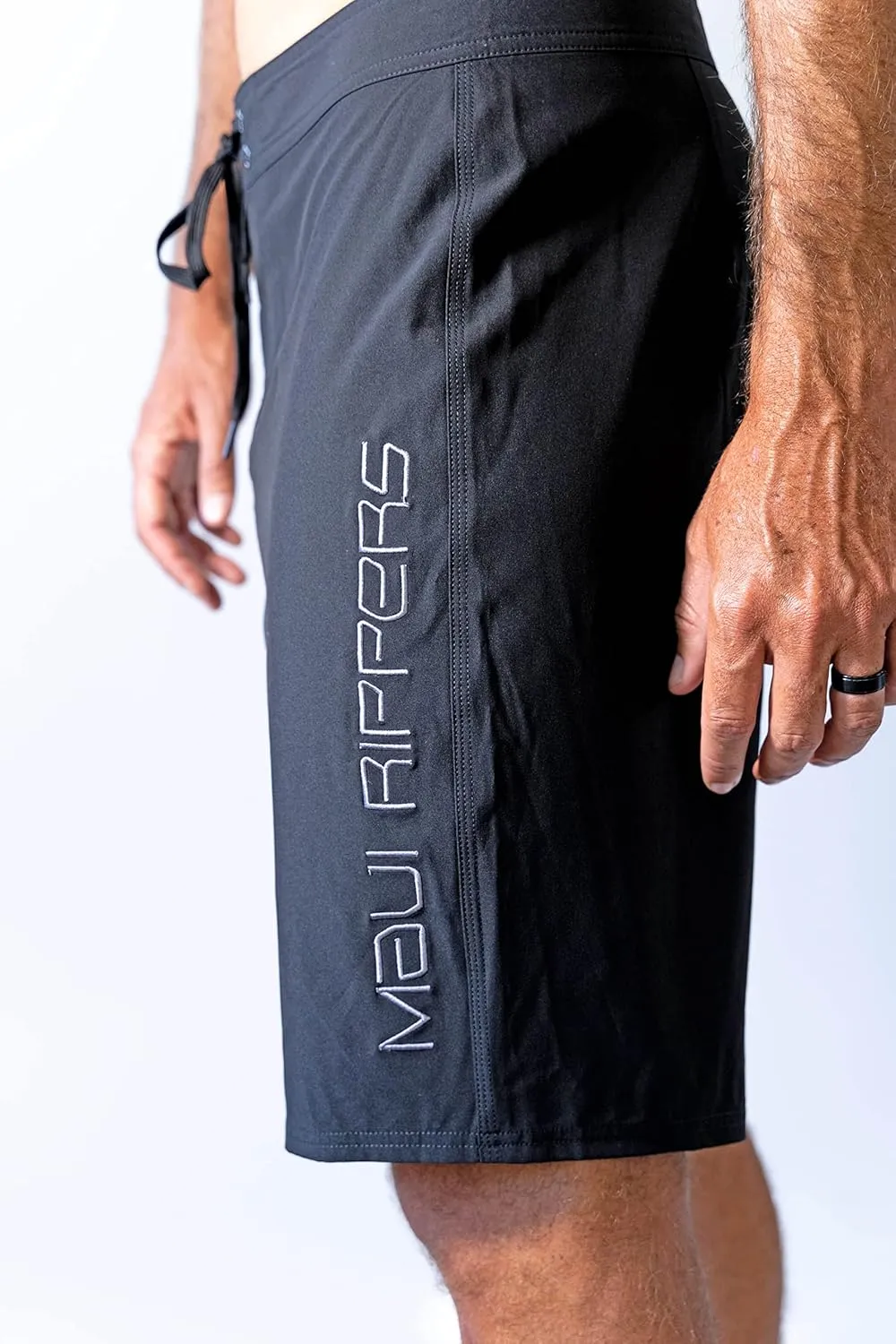 Maui Rippers Mens 21" Board Short Swim Trunks 4-Way Stretch with Large Pockets