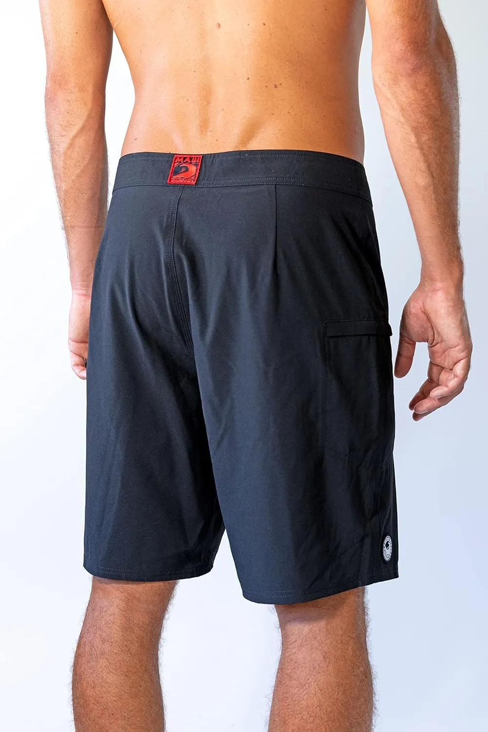 Maui Rippers Mens 21" Board Short Swim Trunks 4-Way Stretch with Large Pockets