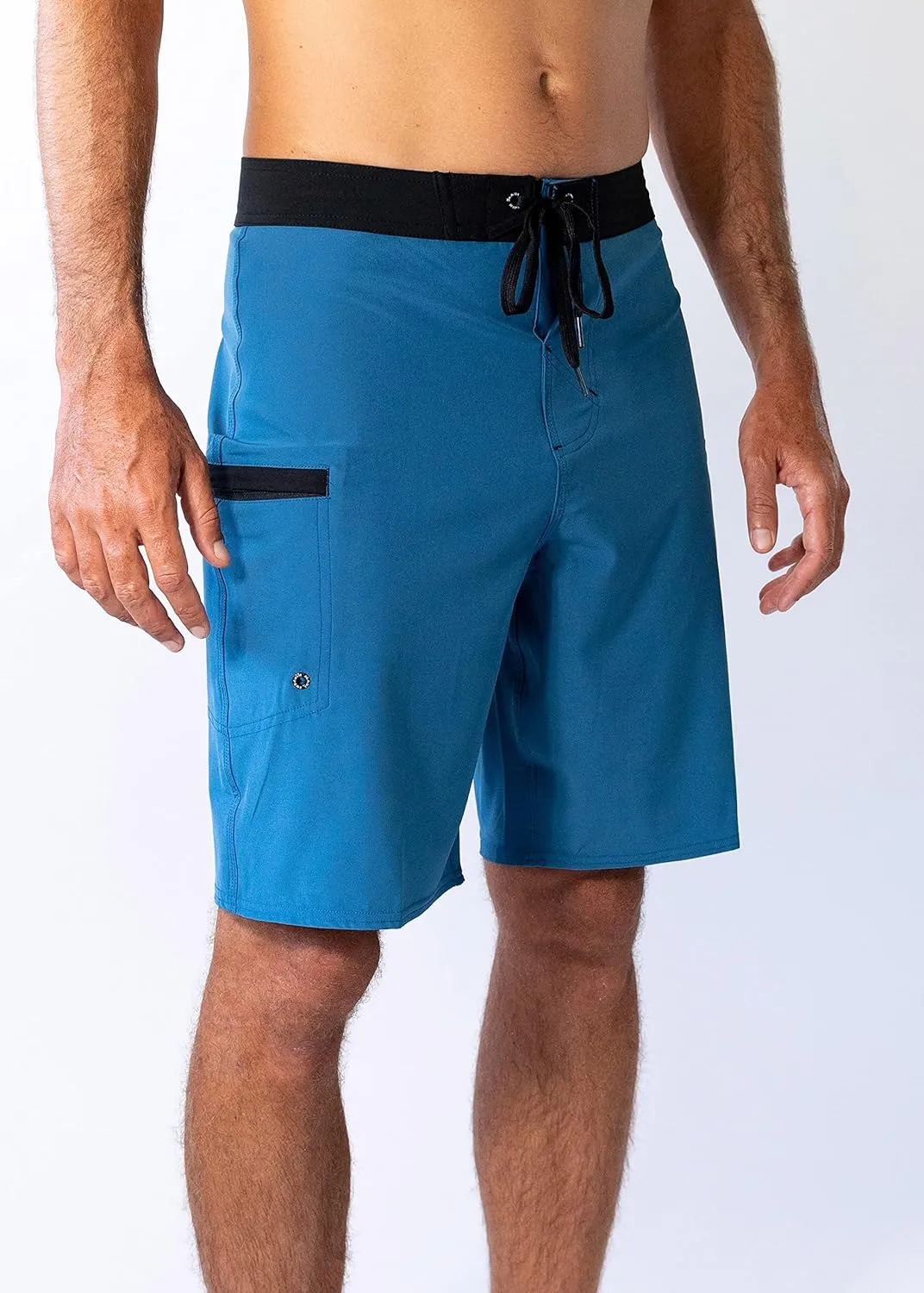 Maui Rippers Mens 21" Board Short Swim Trunks 4-Way Stretch with Large Pockets
