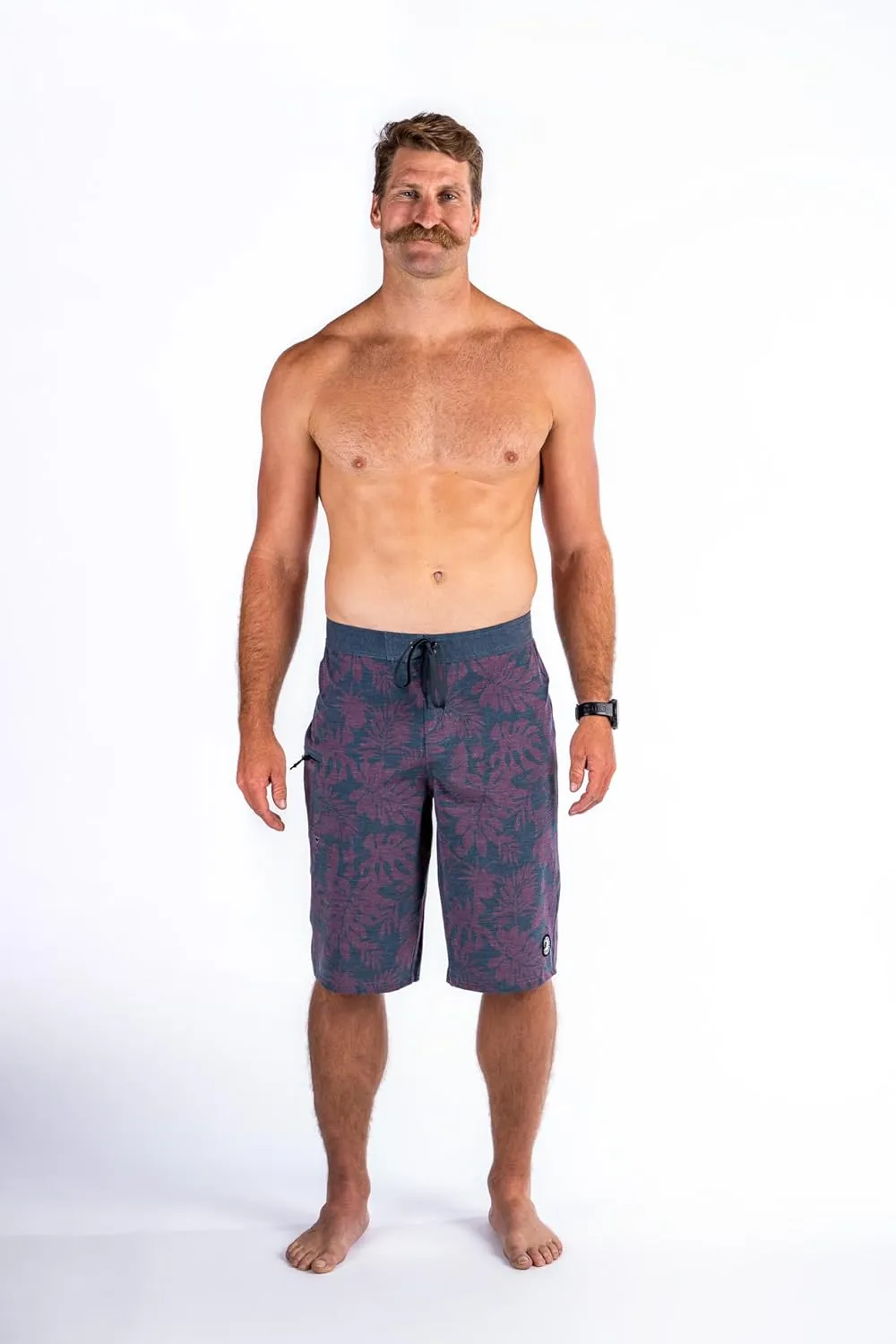 Maui Rippers Very Long 4 Way Stretch Boardshorts 24 Inch Outseam
