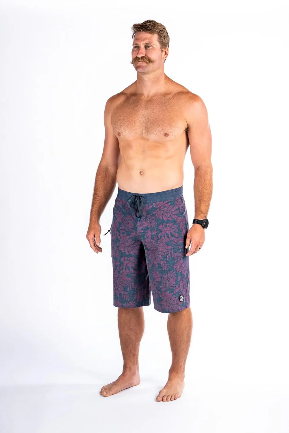 Maui Rippers Very Long 4 Way Stretch Boardshorts 24 Inch Outseam