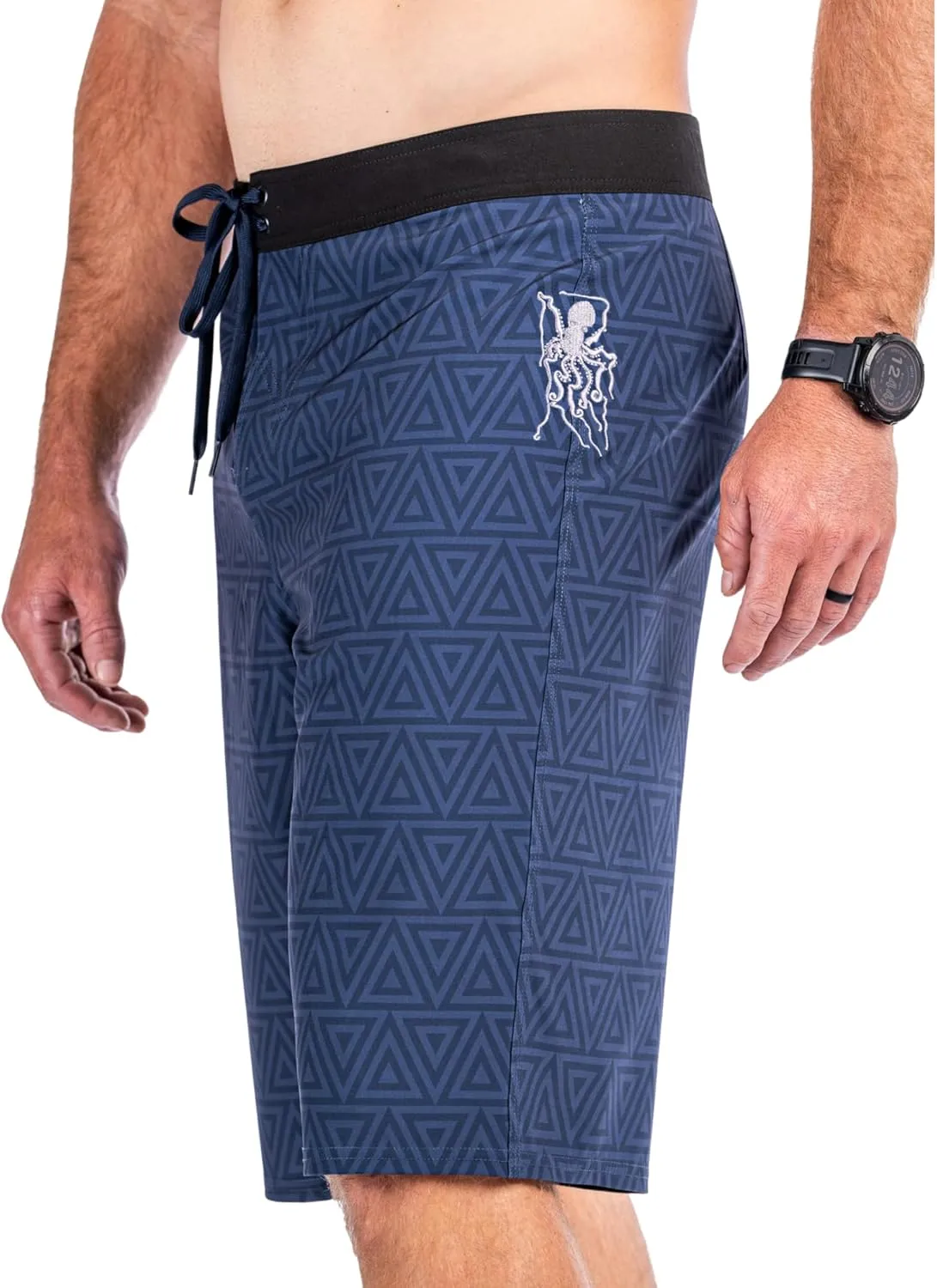 Maui Rippers Very Long 4 Way Stretch Boardshorts 24 Inch Outseam