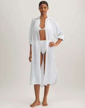 Maxi Boyfriend Shirt - Off White