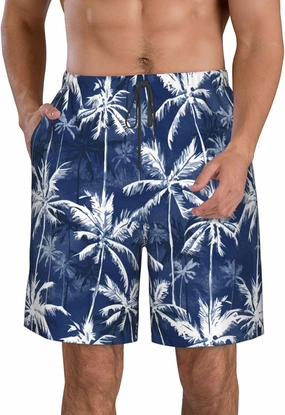 Men Beach Shorts Trunks - Board Shorts for Men Swim - Summer Swimming Pants for Men