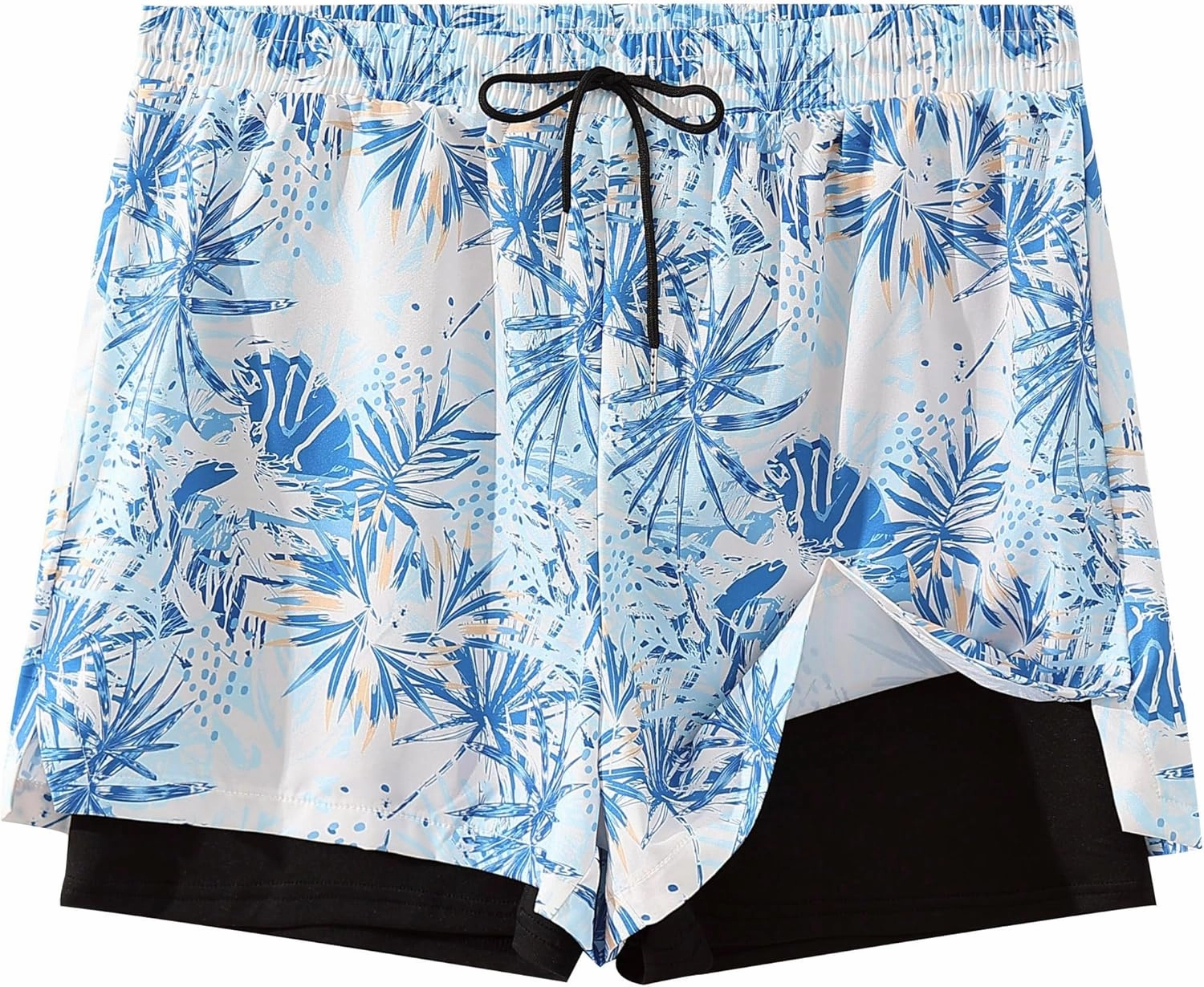 Men's 5" Quick Dry Swim Trunks Stretch Anti-Slip/Exposure Liner Vibrant Prints for Surfing Gym Beach Swimming