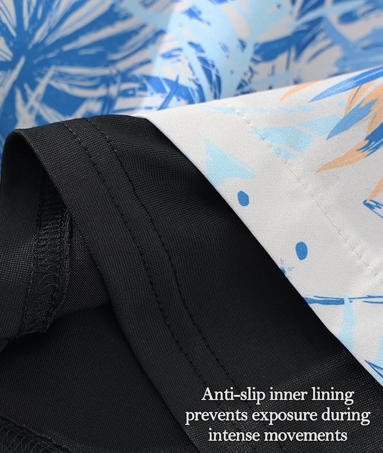 Men's 5" Quick Dry Swim Trunks Stretch Anti-Slip/Exposure Liner Vibrant Prints for Surfing Gym Beach Swimming