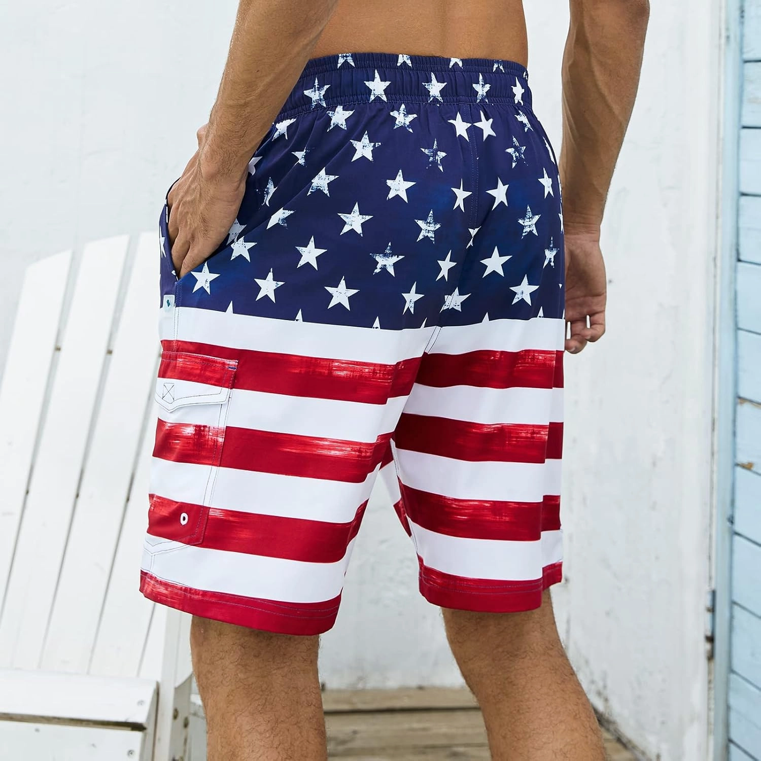 Men's 9" Swim Trunks UPF 50  Quick Dry Beach Board Shorts with Mesh Lining Lightweight Bathing Suits