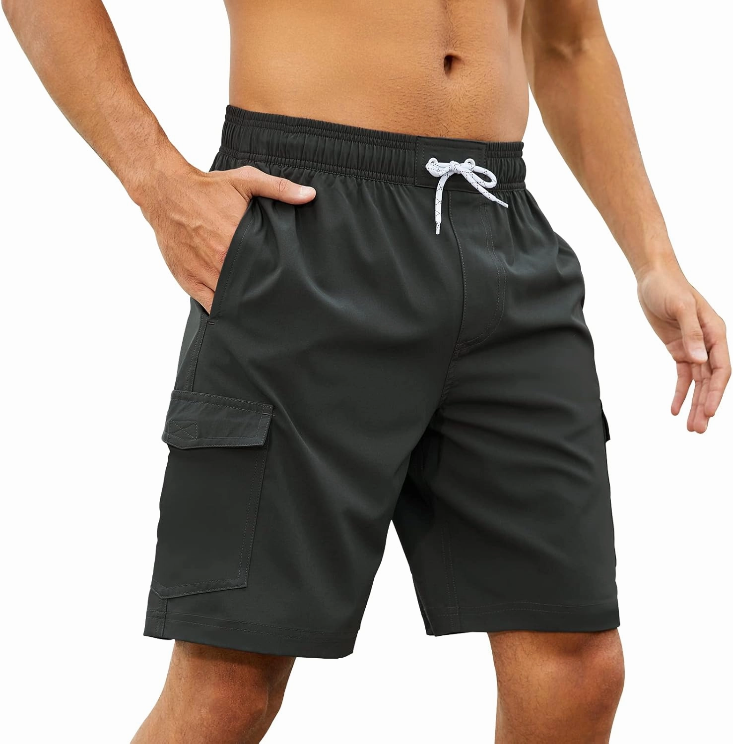 Men's 9" Swim Trunks UPF 50  Quick Dry Beach Board Shorts with Mesh Lining Lightweight Bathing Suits