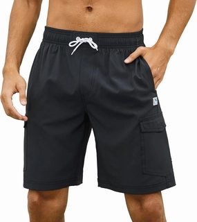 Men's 9" Swim Trunks UPF 50  Quick Dry Beach Board Shorts with Mesh Lining Lightweight Bathing Suits