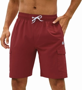 Men's 9" Swim Trunks UPF 50  Quick Dry Beach Board Shorts with Mesh Lining Lightweight Bathing Suits