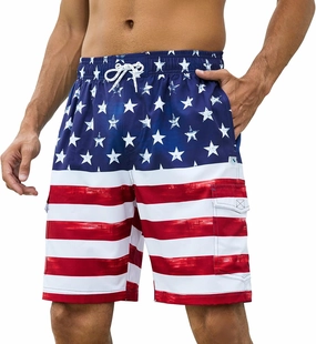 Men's 9" Swim Trunks UPF 50  Quick Dry Beach Board Shorts with Mesh Lining Lightweight Bathing Suits