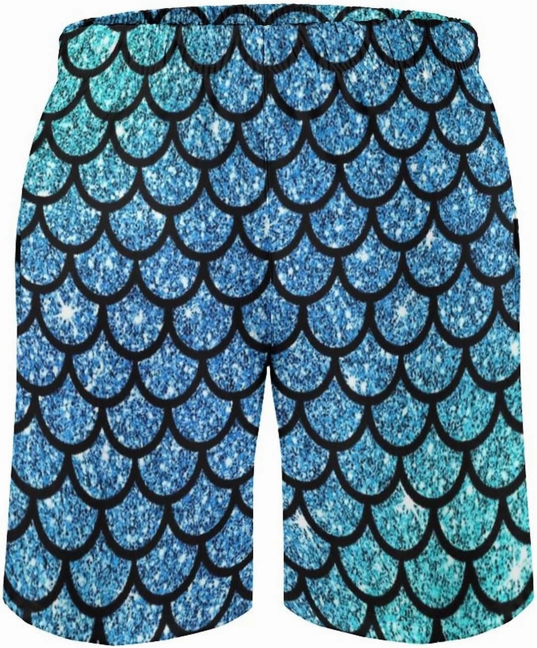 Men's Summer Quick Dry Swim Trunks Mermaid Beach Board Shorts Bathing Suits