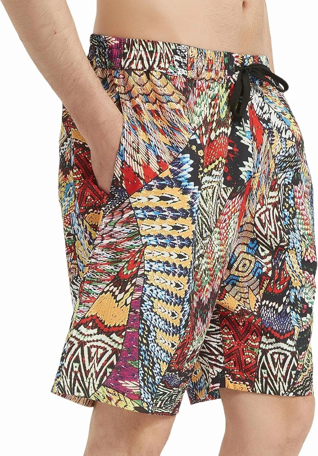 Men's Swim Trunks Quick Dry Bathing Suit Swimming Board Shorts Mesh Lining Beach Swimwear