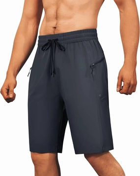 Men's Swim Trunks Quick Dry Beach Shorts with Zipper Pockets, UPF 50 , Swimming, Surfing, Outdoor - No Mesh Liner
