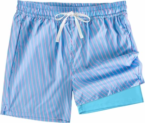 Men's Swim TrunksMesh Lining Quick Dry with Pockets Beach Shorts Hawaiian