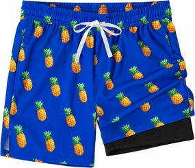 Men's Swim TrunksMesh Lining Quick Dry with Pockets Beach Shorts Hawaiian
