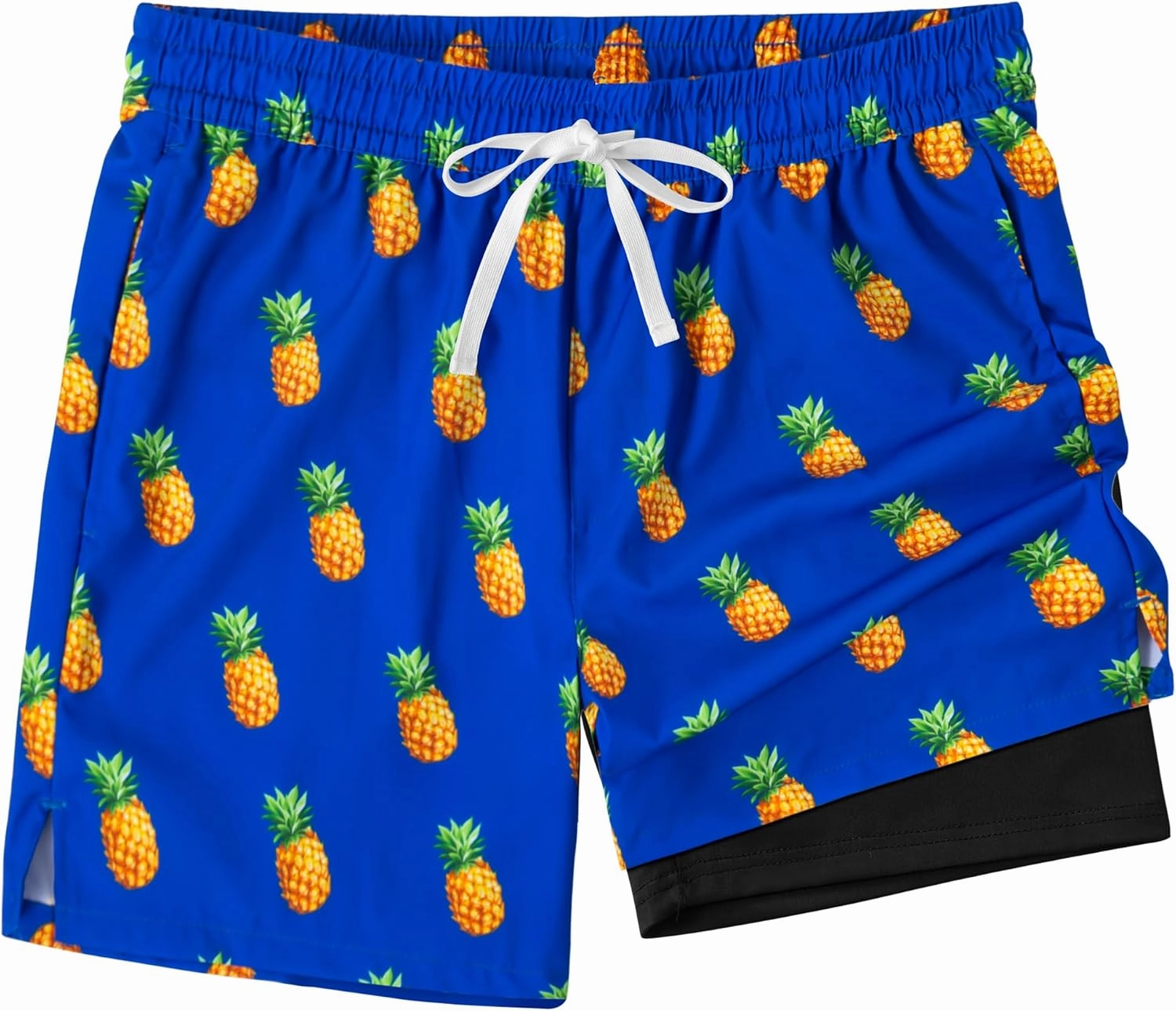 Men's Swim TrunksMesh Lining Quick Dry with Pockets Beach Shorts Hawaiian