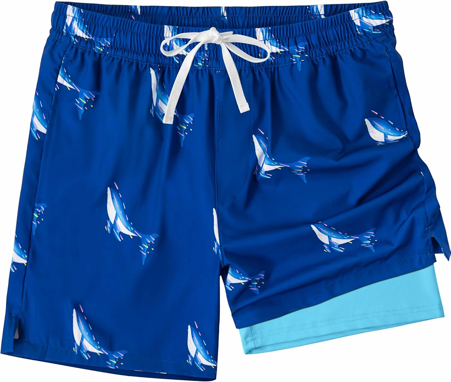 Men's Swim TrunksMesh Lining Quick Dry with Pockets Beach Shorts Hawaiian