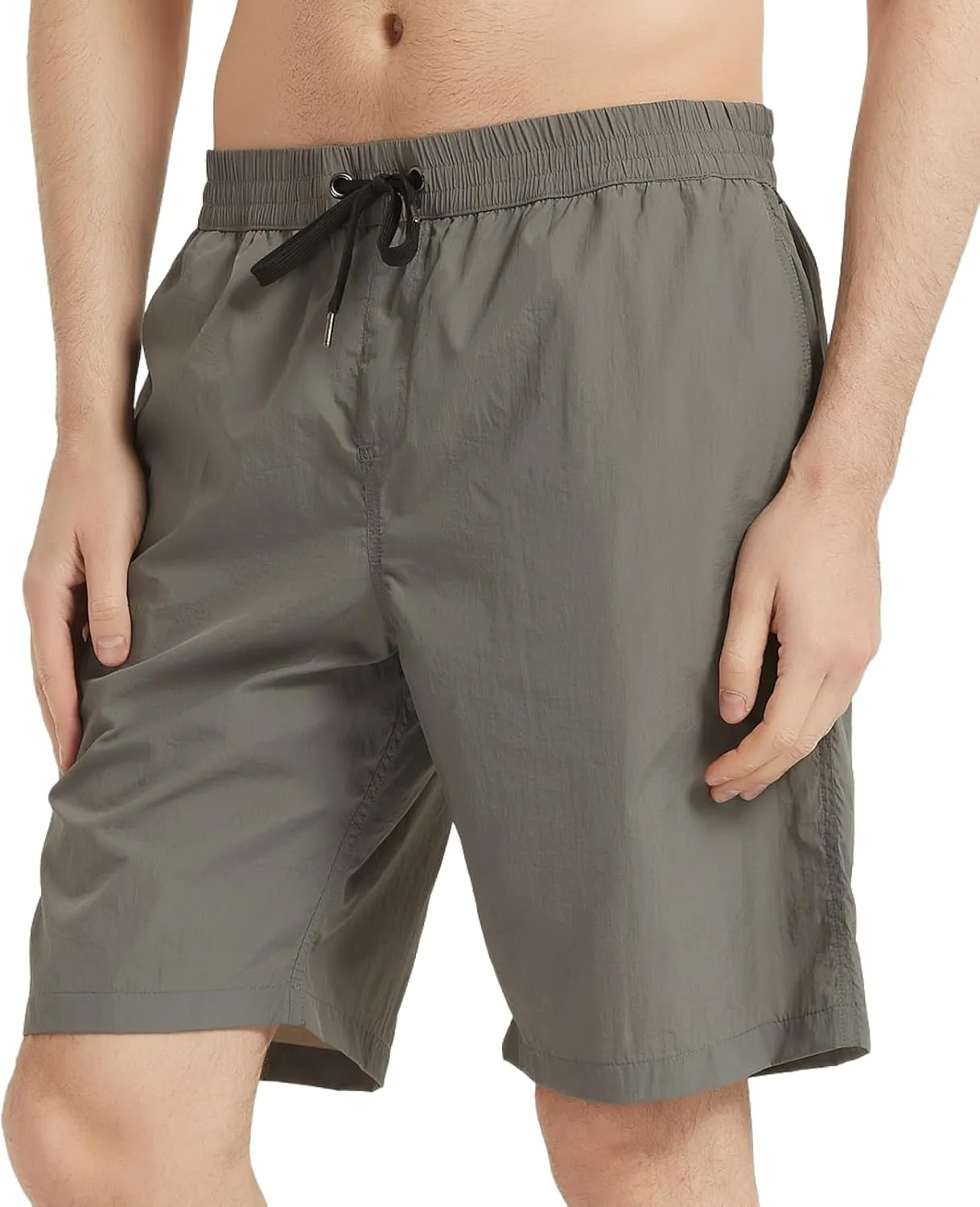 Men's Swim Trunks Quick Dry Bathing Suit Swimming Board Shorts Mesh Lining Beach Swimwear