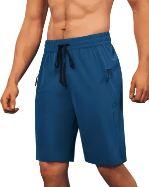 Men's Swim Trunks Quick Dry Beach Shorts with Zipper Pockets, UPF 50 , Swimming, Surfing, Outdoor - No Mesh Liner