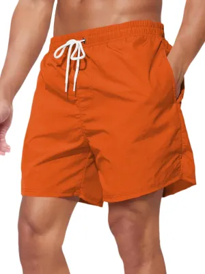 Men's Swim Trunks Quick Dry Board Shorts Bathing Suit Swimwear Swim Shorts with Mesh Lining