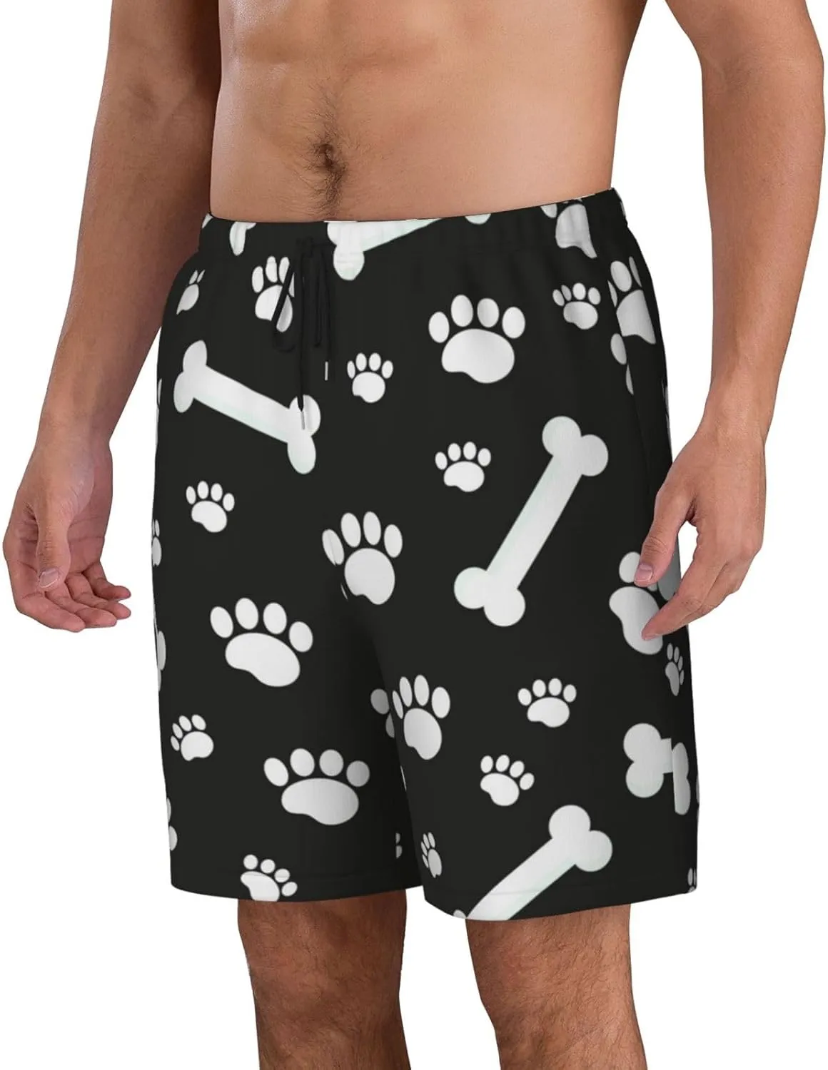 Mens Swim Trunks with Mesh Lining,Quick Dry Swimsuit Board Shorts Beach Pants Swimwear Bathing Suits