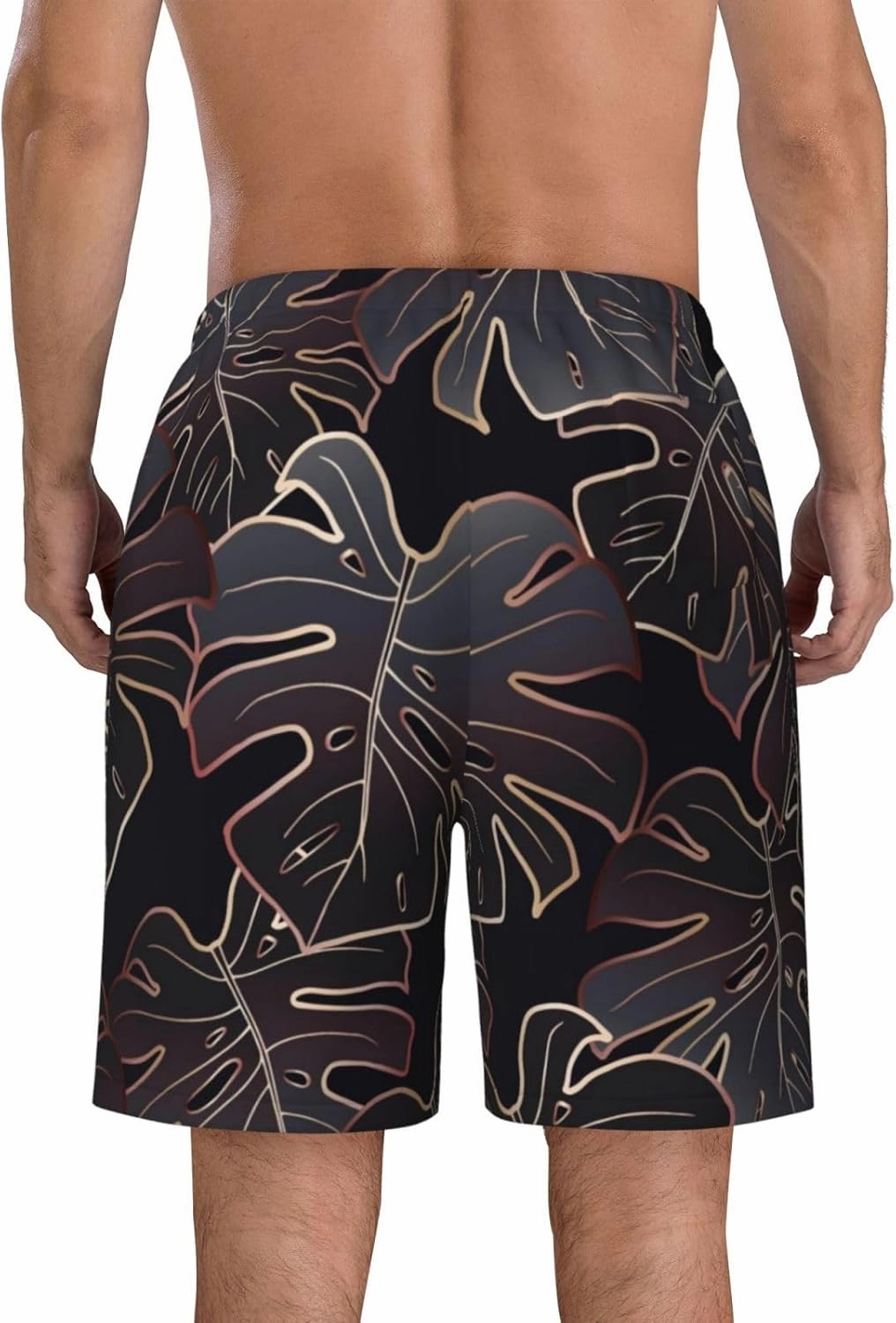 Mens Swim Trunks,Quick Dry Bathing Suits Summer Board Beach Shorts with Mesh Lining