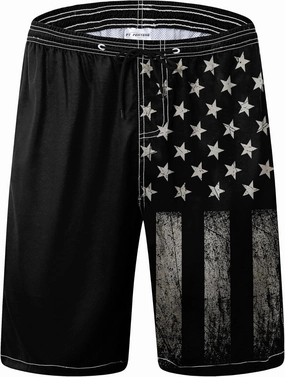 Mens Swim Trunks Quick Dry Board Shorts with Mesh Lining, Breathable Surf Beach Shorts Swimwear Bathing Suits