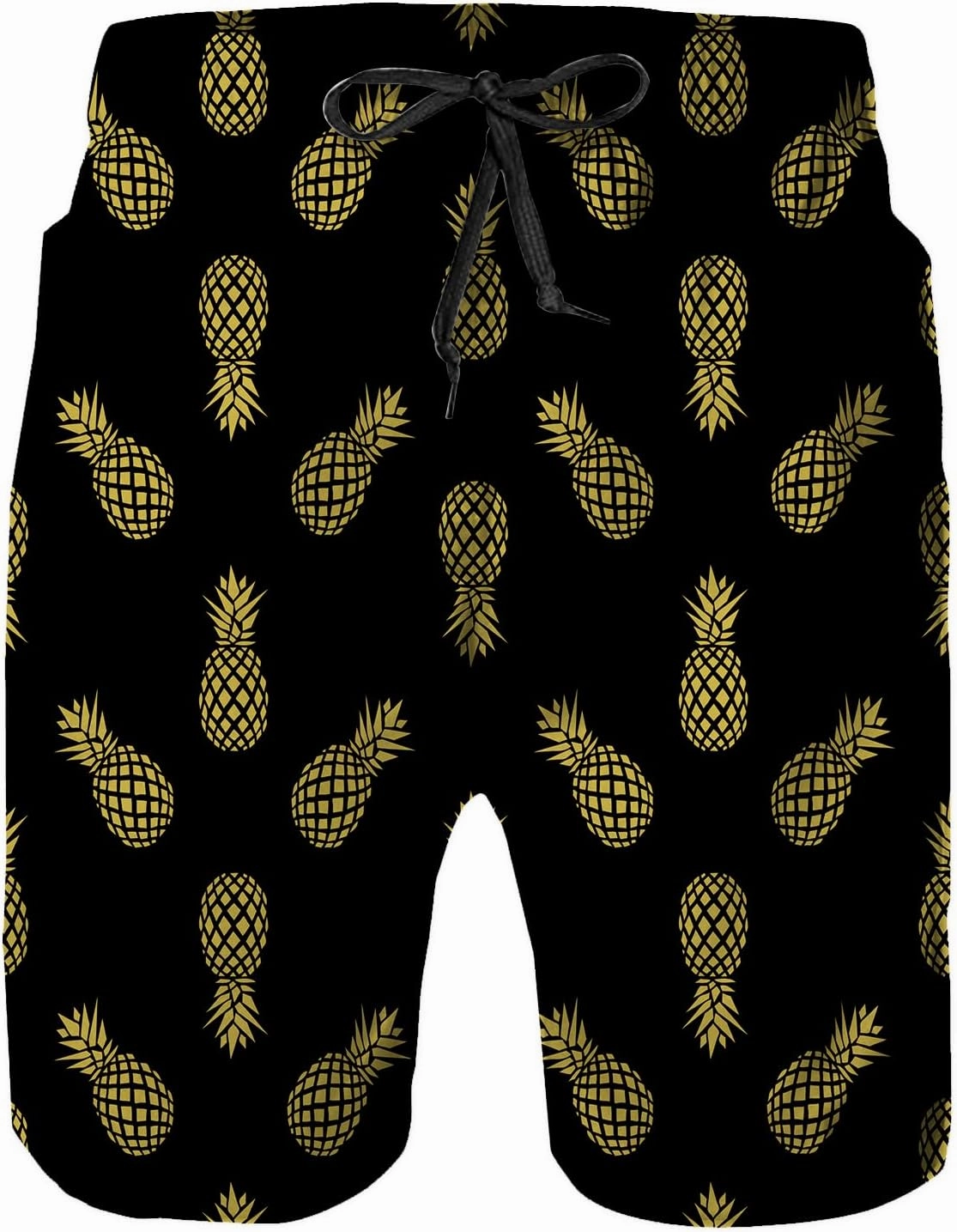Mens Swim Trunks, Quick Dry Summer Board Beach Shorts with Mesh Lining and Pockets