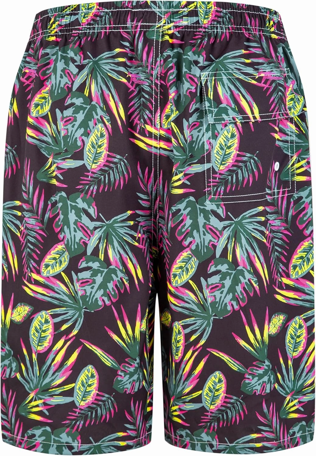 Mens Swim Trunks with Compression Liner 9" Stretch Board Shorts 2 in 1 Quick Dry Swimwear Bathing Suits