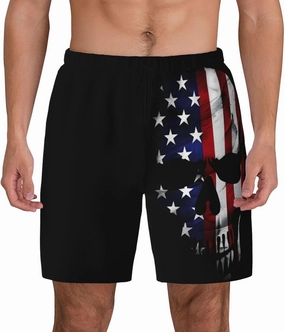 Mens Swim Trunks with Compression Liner Board Shorts Quick Dry Beach Shorts