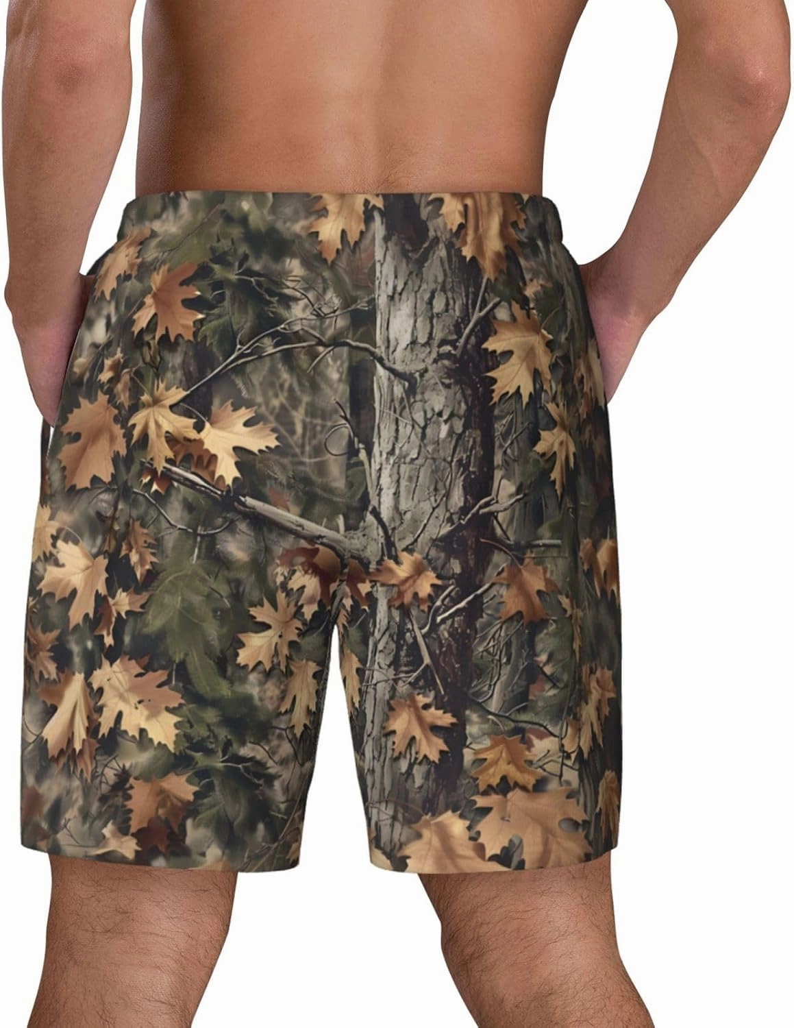 Mens Swim Trunks with Compression Liner Board Shorts Quick Dry Beach Shorts