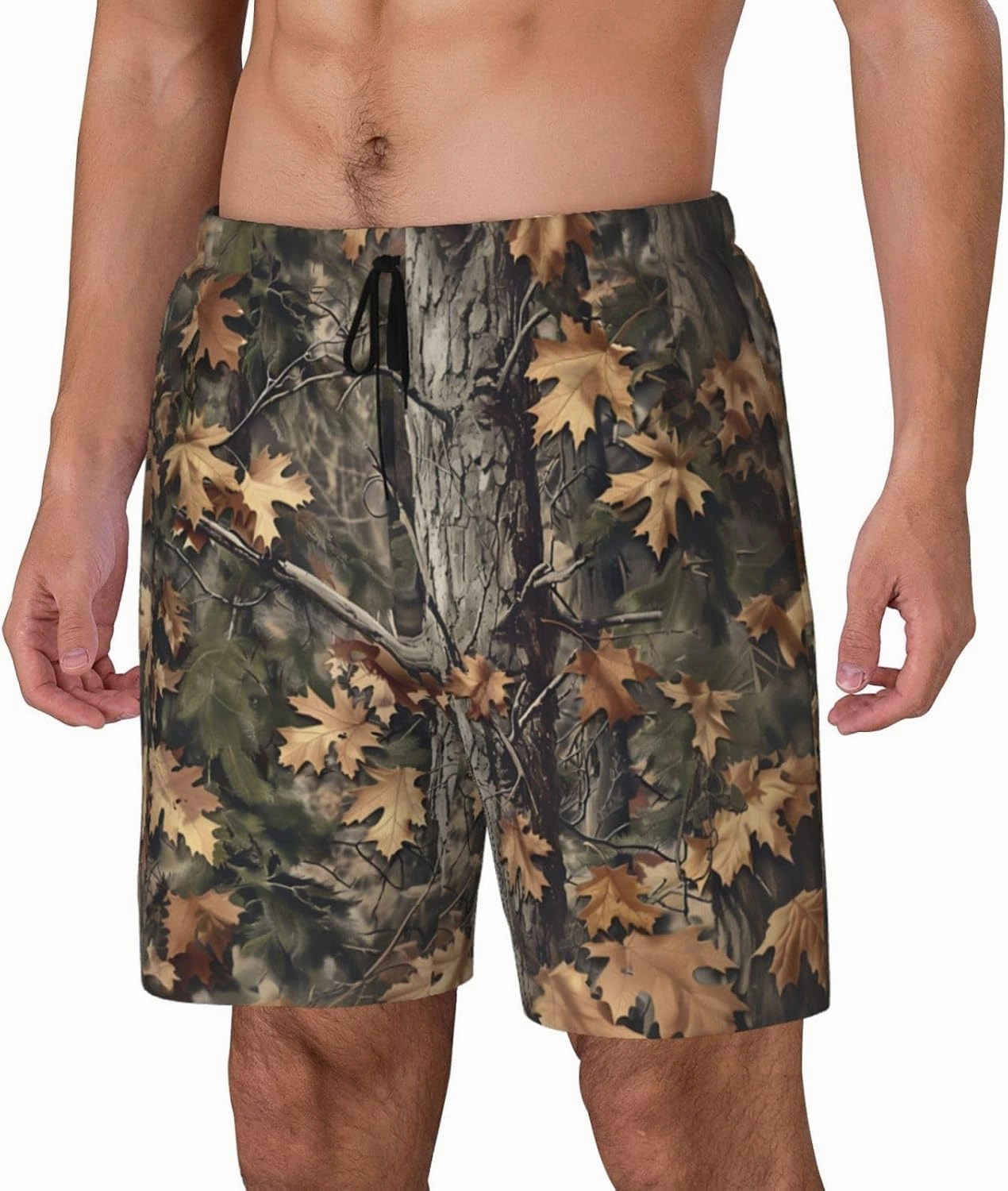 Mens Swim Trunks with Compression Liner Board Shorts Quick Dry Beach Shorts