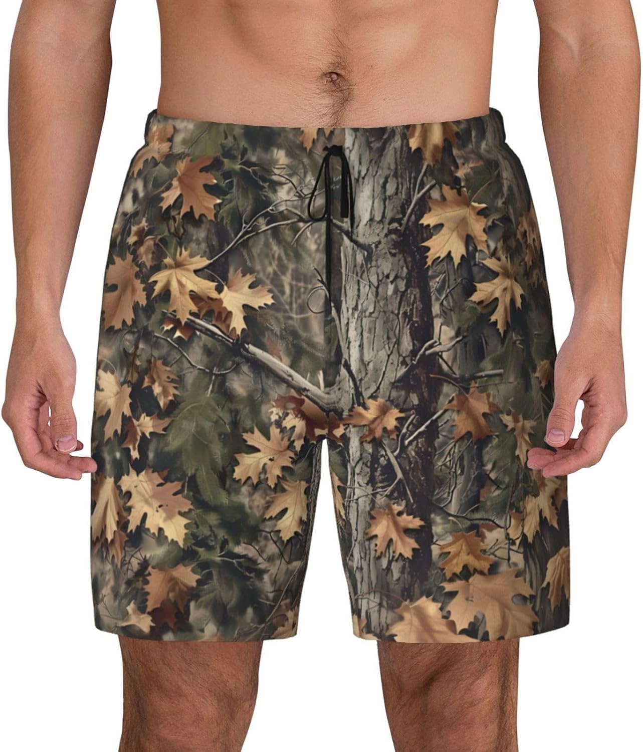 Mens Swim Trunks with Compression Liner Board Shorts Quick Dry Beach Shorts