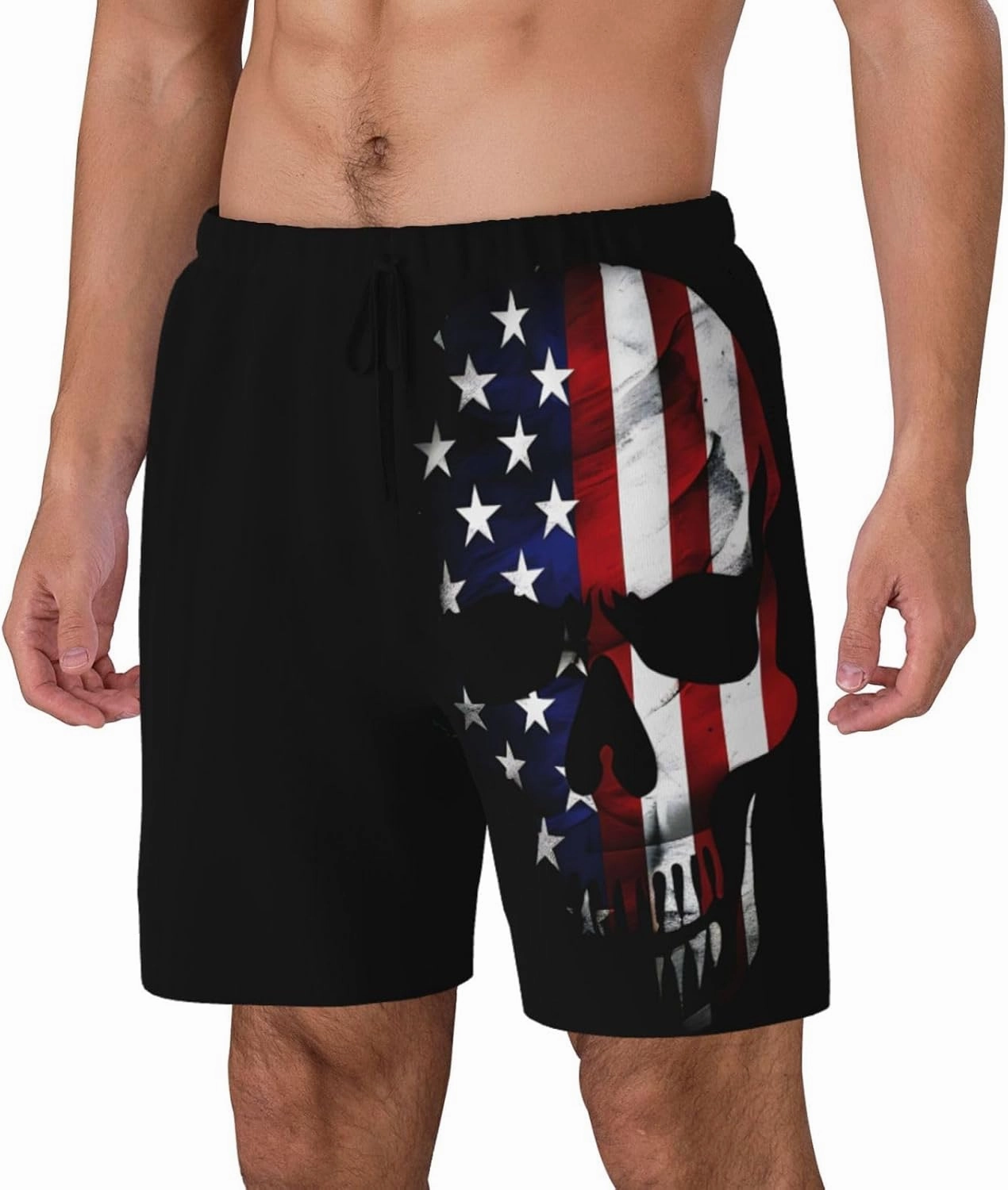 Mens Swim Trunks with Compression Liner Board Shorts Quick Dry Beach Shorts
