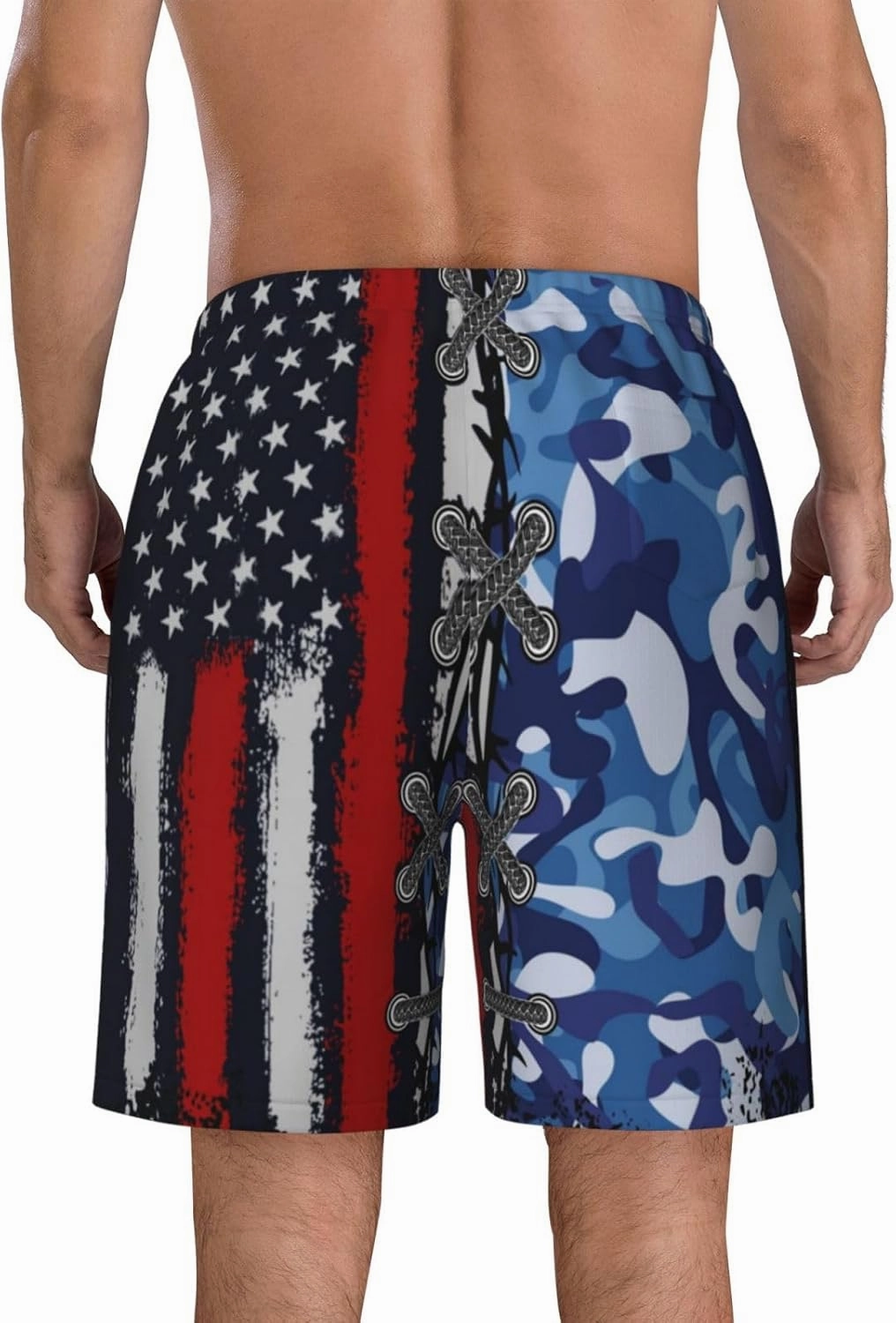 Mens Swim Trunks with Mesh Lining,Quick Dry Swimsuit Board Shorts Beach Pants Swimwear Bathing Suits