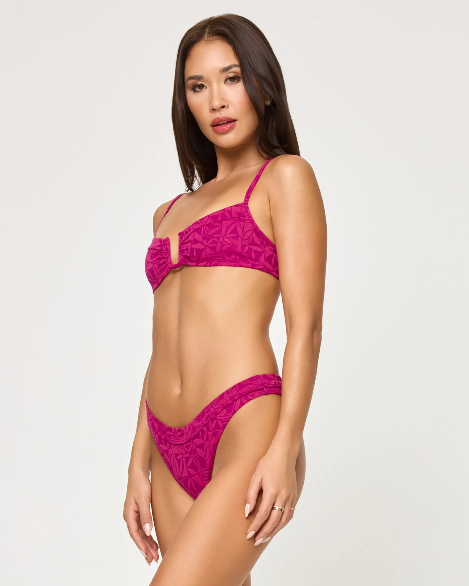 Mercer Bikini Bottom - Berry
