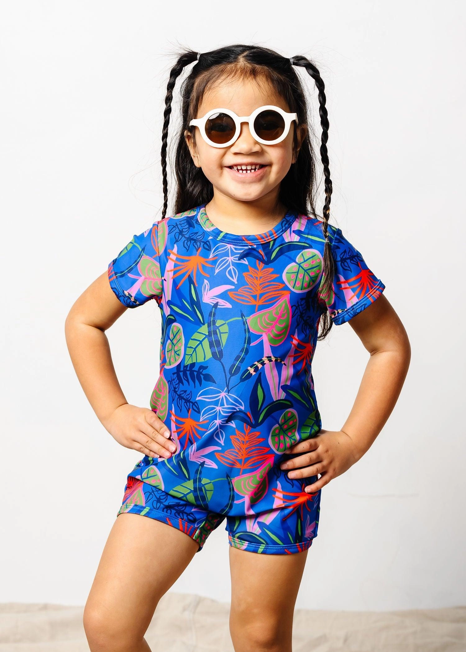 Midnight Jungle | Mini Shorties Rashguard (Unisex)