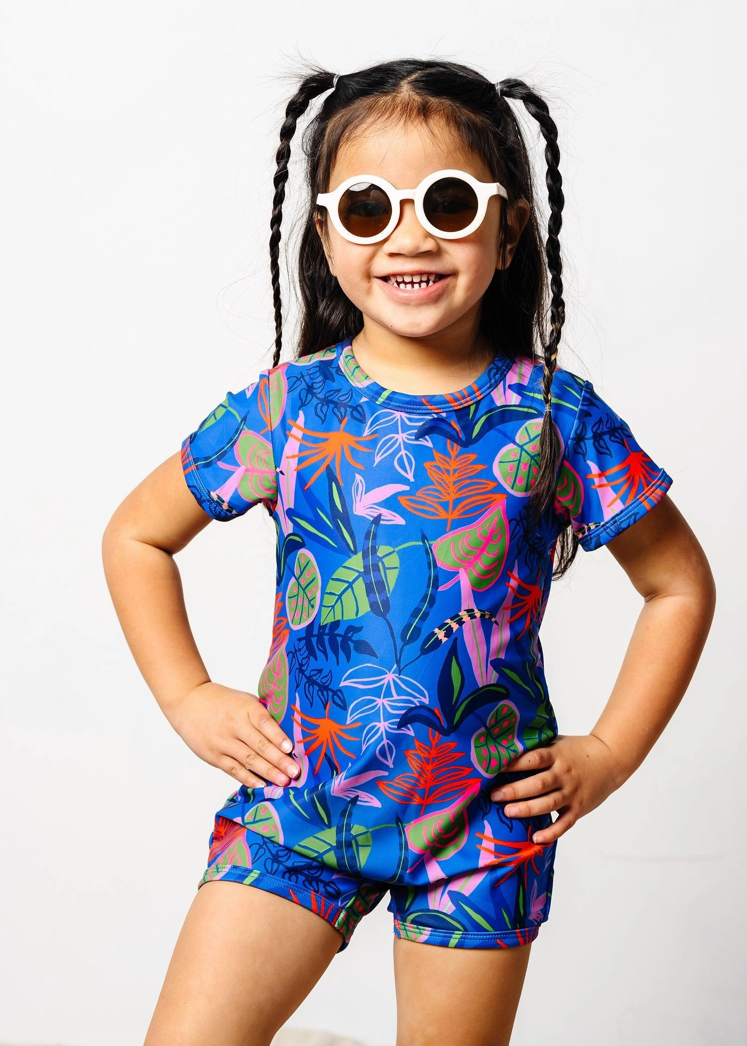 Midnight Jungle | Mini Shorties Rashguard (Unisex)
