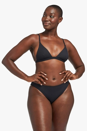 Midori Classic Bottom - Black EcoRib