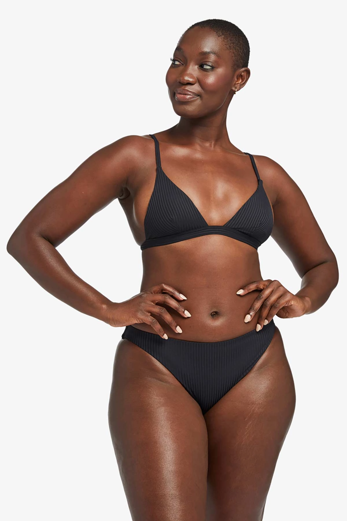 Midori Classic Bottom - Black EcoRib