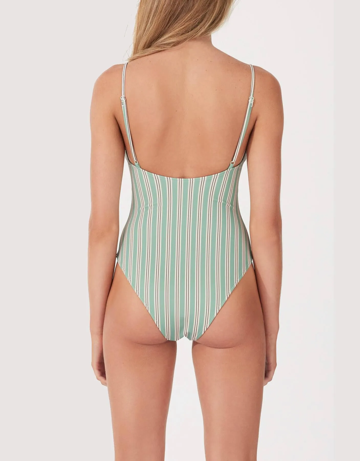 Myrtle Pinstripe One Piece