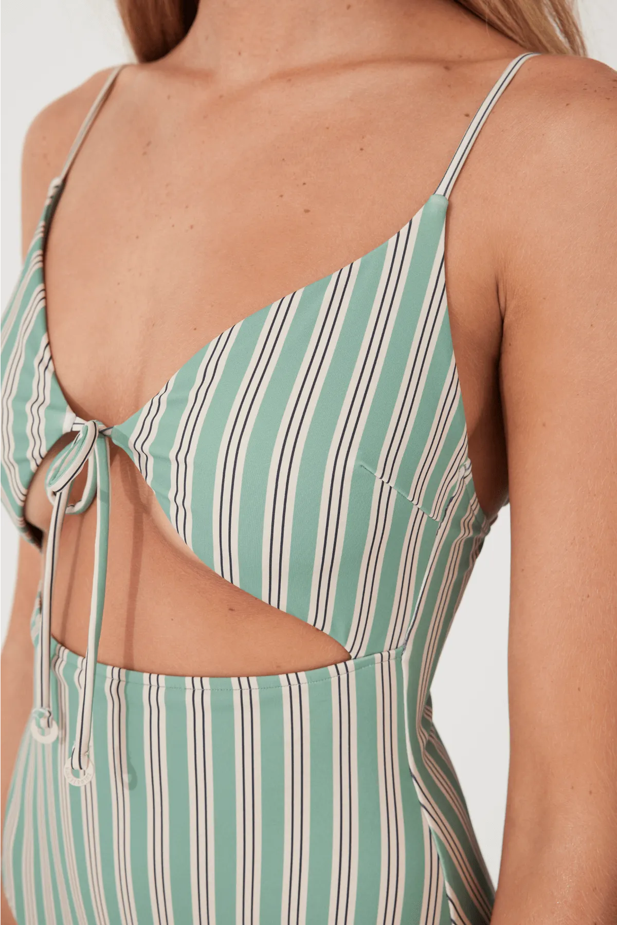 Myrtle Pinstripe One Piece